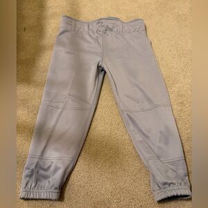 Easton Kids Light Gray softball pants